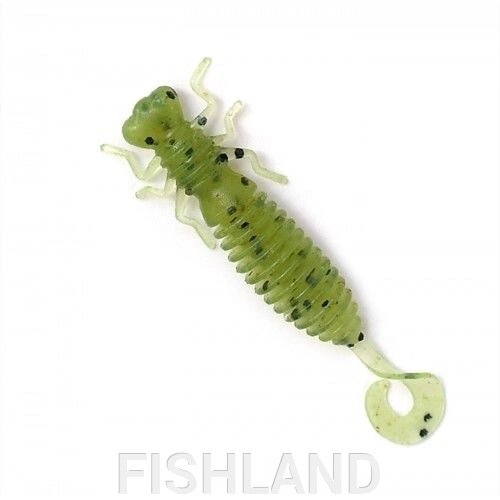 Личинка стрекозы Fanatik Larva LUX 2 (8шт) цвет 022 съедобный силикон от компании FISHLAND - фото 1