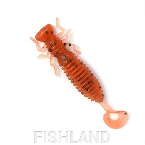Личинка стрекозы Fanatik Larva LUX 2 (8шт) цвет 023 съедобный силикон от компании FISHLAND - фото 1