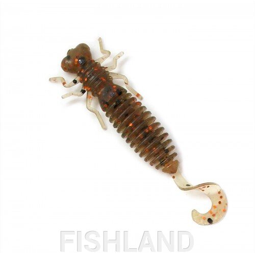 Личинка стрекозы Fanatik Larva LUX 3,5 (4шт) цвет 006 съедобный силикон от компании FISHLAND - фото 1