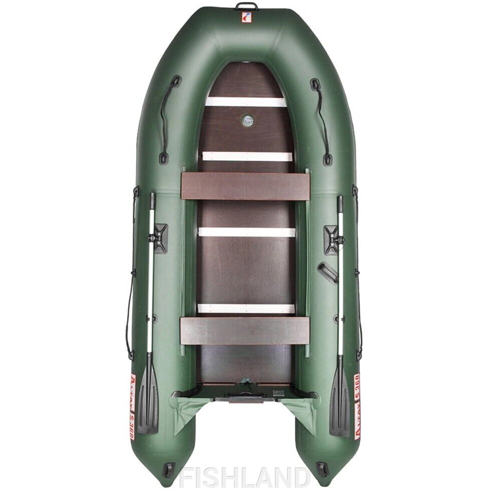 Лодка Алтай S360 (зеленый)/Boat BRIZ S360SS (green) от компании FISHLAND - фото 1