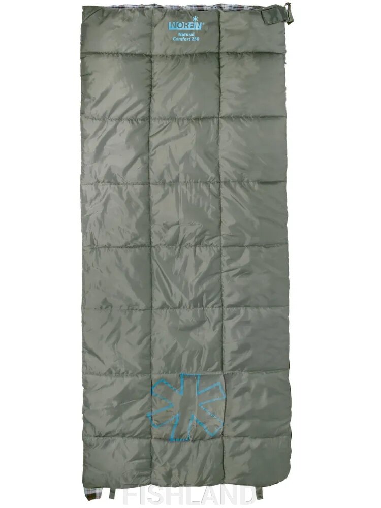 Мешок-одеяло спальный Norfin NATURAL COMFORT 250 L от компании FISHLAND - фото 1