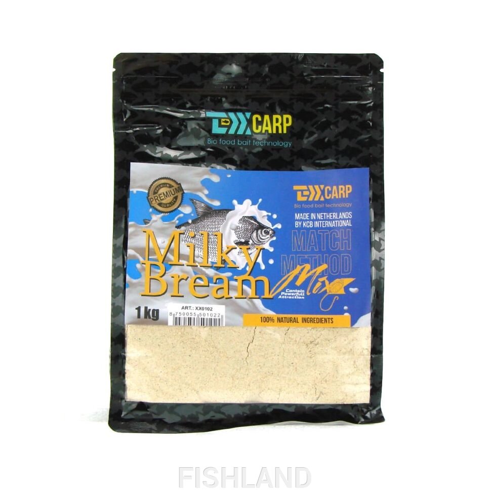 Методная прикормка TEXX Carp Method Mix 1kg# Milky Bream от компании FISHLAND - фото 1