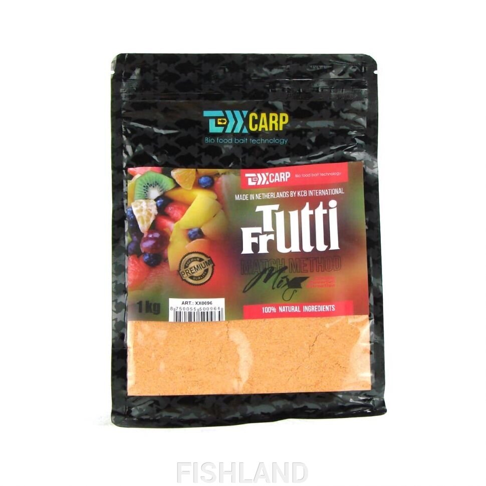Методная прикормка TEXX Carp Method Mix 1kg# Tutti Frutti от компании FISHLAND - фото 1