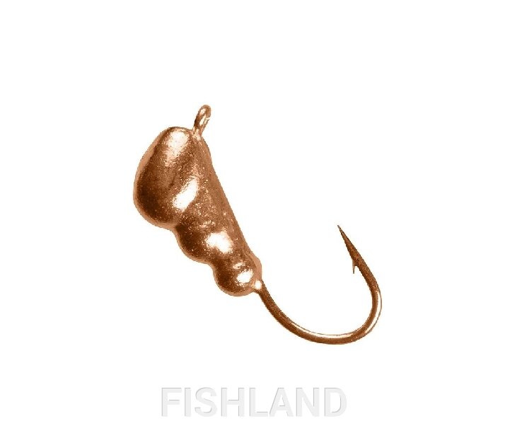 Мормышка вольфрамовая Муравей с ушком 4мм 1гр Cu Helios от компании FISHLAND - фото 1