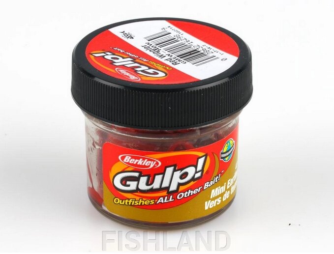 Мягкая приманка Berkley Gulp Worm # Red Wiggler (червь) от компании FISHLAND - фото 1