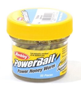 Мягкая приманка Berkley Power Bait Worm # Yellow Power Honey Worm (червь)