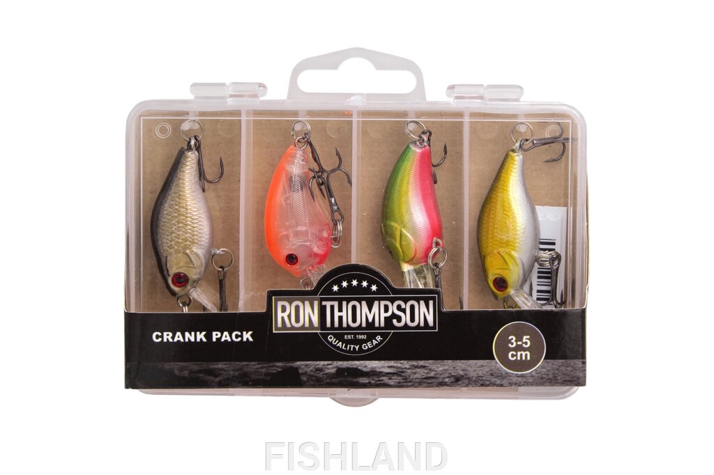 Набор воблеров Ron Thompson Crank Pack Inc. Box 3-5cm от компании FISHLAND - фото 1