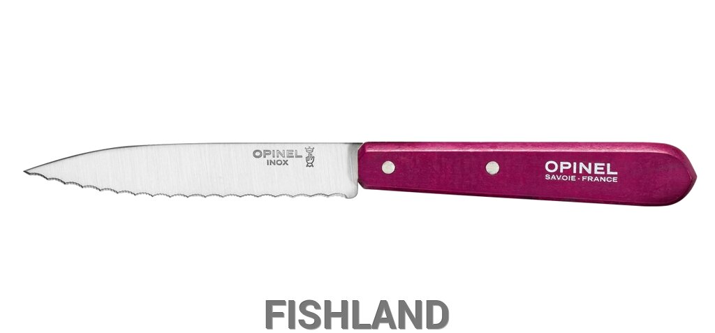 Нож кухонный Opinel №113 Serrated ц: фиолетовый от компании FISHLAND - фото 1