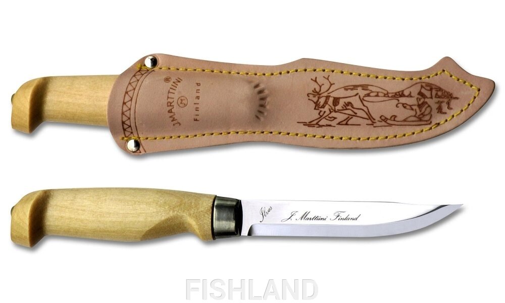 Нож Marttiini LYNX KNIFE 129 (110/220) от компании FISHLAND - фото 1