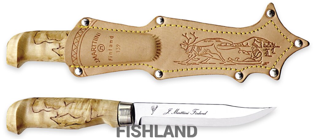Нож Marttiini LYNX KNIFE 139 (130/240) от компании FISHLAND - фото 1