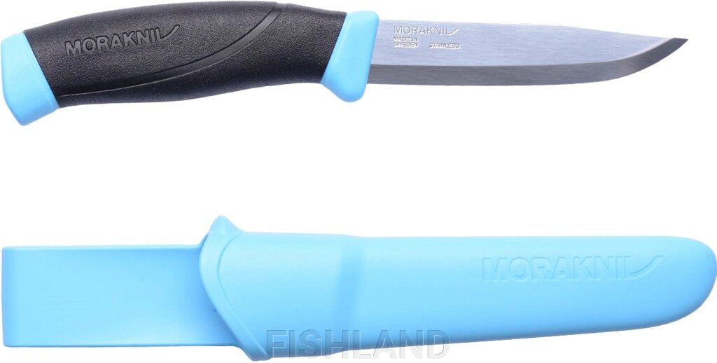 Нож Morakniv Companion Blue голубой от компании FISHLAND - фото 1