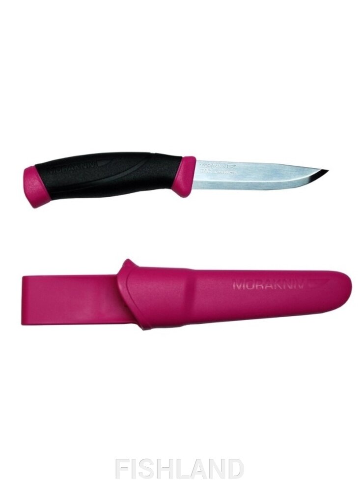 Нож Morakniv Companion Magenta, stainless steel ц: pink от компании FISHLAND - фото 1