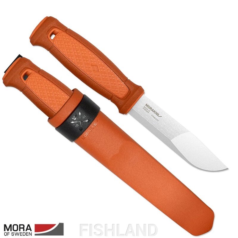 Нож Morakniv Kansbol оранжевый от компании FISHLAND - фото 1