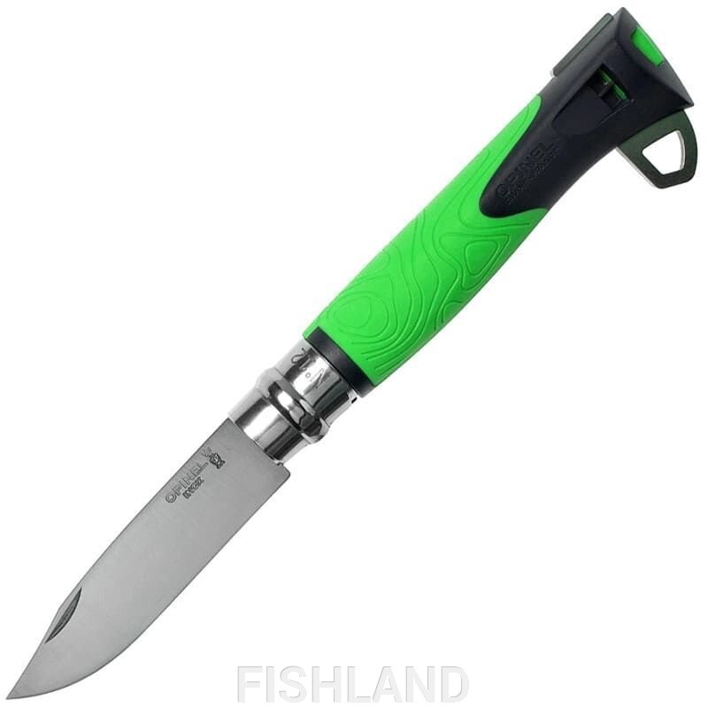 Нож Opinel №12 Explore цвет зеленый от компании FISHLAND - фото 1