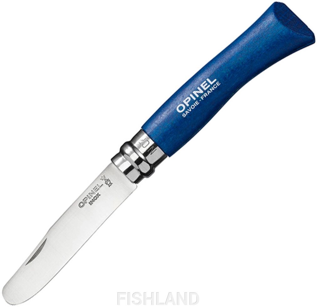 Нож Opinel №7 "My First Opinel" ц: голубой от компании FISHLAND - фото 1