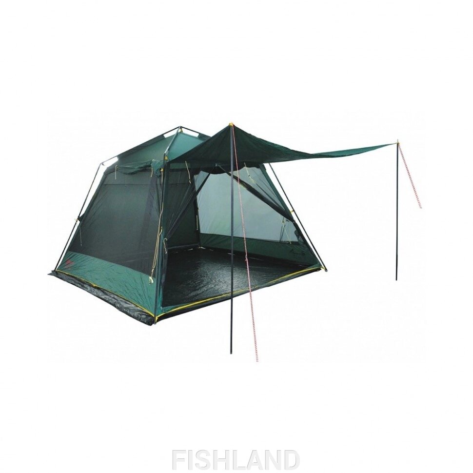 Палатка BUNGALOW LUX GREEN V2 зеленый (TRT-85) TRAMP от компании FISHLAND - фото 1