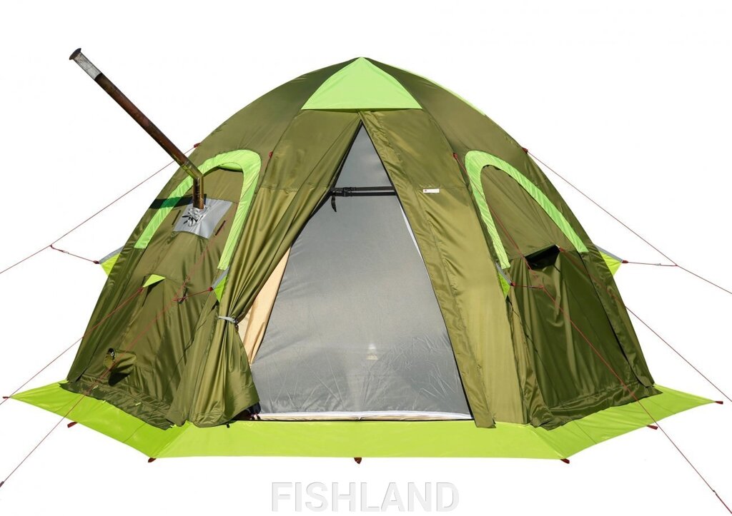 Палатка "ЛОТОС 5У Шторм (оливковый)" от компании FISHLAND - фото 1