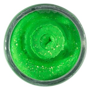 Паста форелевая Berkley, натуральный запах Печень (Liver) Зеленый с блестками