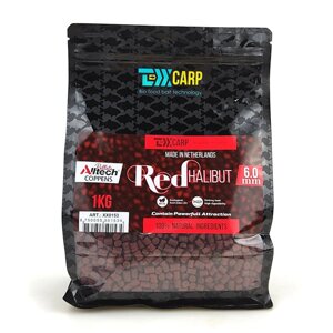 Пеллетс TEXX Carp Coppens 6mm, Black Halibut, 1kg