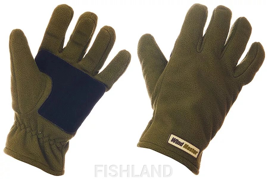 Перчатки HIGASHI Wind Master F Olive (L) от компании FISHLAND - фото 1
