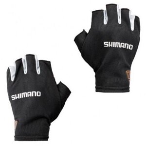 Перчатки MS Sun Shade Glove5・Short GL-008N Черный Серебро L