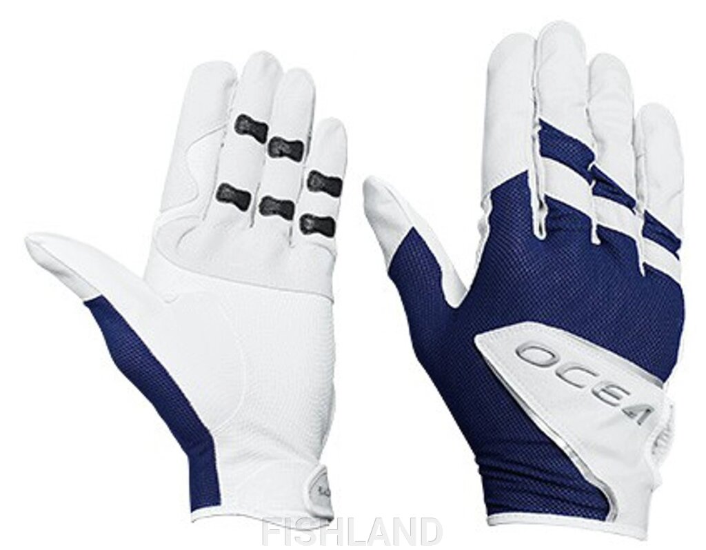 Перчатки OCEA･Offshore Support Glove GL-292N Белый Синий L от компании FISHLAND - фото 1