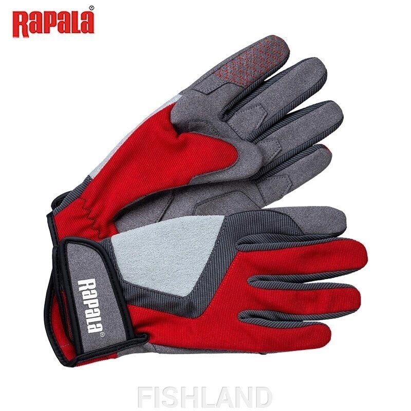 Перчатки RAPALA Performance размер XL от компании FISHLAND - фото 1