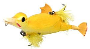 Приманка поверхностная Savage Gear 3D Suicide Duck# 105 10.5cm 28g 02-Yellow