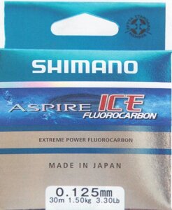 Леска зимняя Shimano Aspire Fluo Ice 30м 0,165мм