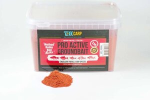 Прикормка фидерная TEXX Carp Pro Active Groundbait Method # Robin Red, 1kg