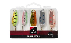 Набор блесен Ron Thompson TROUT PACK 4 INC. BOX 5-8G