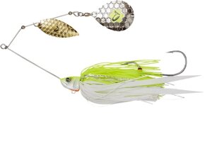 Спиннербейт Savage Gear DA'BUSH 14cm 21g Sinking YELLOW WHITE SILVER