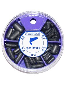 Грузила Salmo EXTRA SOFT малый 5 секц. 0,7-3,0г 060г набор