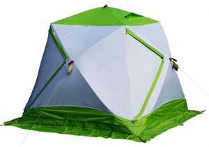 Теплая палатка «ЛОТОС Куб Классик С9Т» со съемным утеплителем.