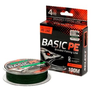 Плетенка Select Basic PE100m#(dark green)0.10mm 10LB/4.8kg