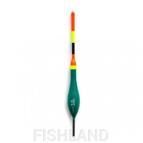 Поплавок Fanatik "Груша" 3,0 цвет зеленый от компании FISHLAND - фото 1