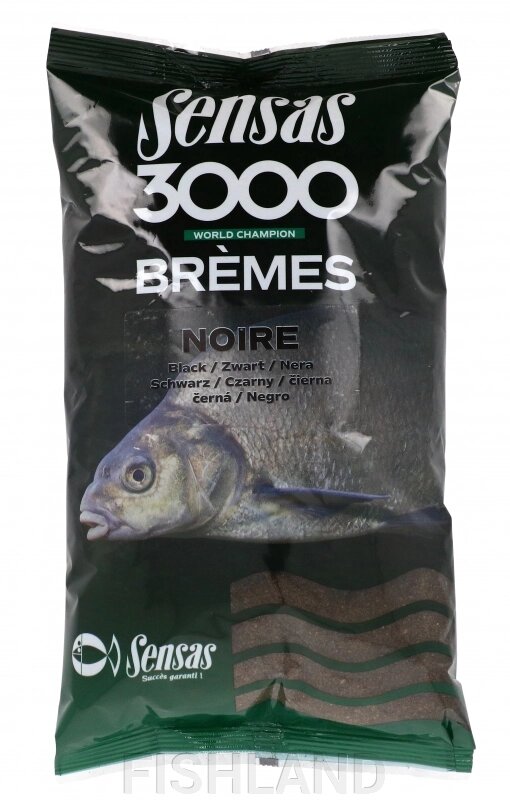 Прикормка Sensas 3000 Super BREMES Noir 1кг от компании FISHLAND - фото 1