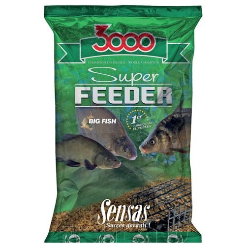 Прикормка Sensas 3000 Super FEEDER River 1кг от компании FISHLAND - фото 1