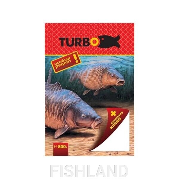 Прикормка универсальная Карась TURBO - 0,8kg от компании FISHLAND - фото 1