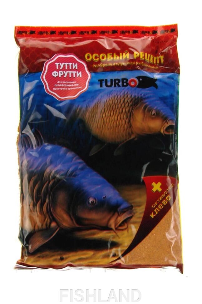 Прикормка универсальная Тутти-Фрутти TURBO - 0,8kg от компании FISHLAND - фото 1