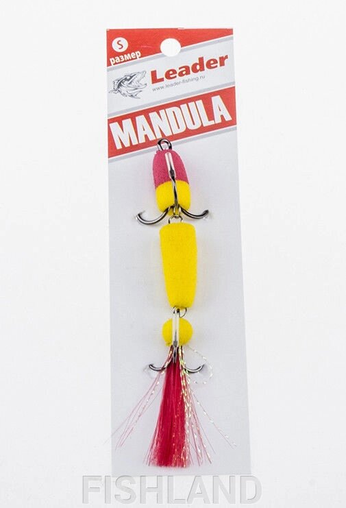 Приманка джиговая Leader "Мандула" 10,5см цвет 003 от компании FISHLAND - фото 1