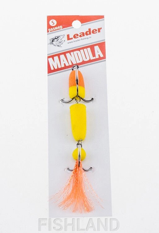 Приманка джиговая Leader "Мандула" 10,5см цвет 004 от компании FISHLAND - фото 1