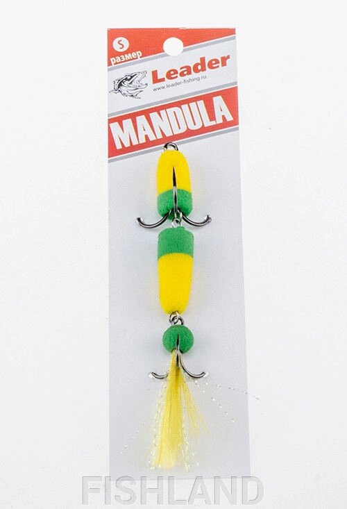 Приманка джиговая Leader "Мандула" 10,5см цвет 006 от компании FISHLAND - фото 1