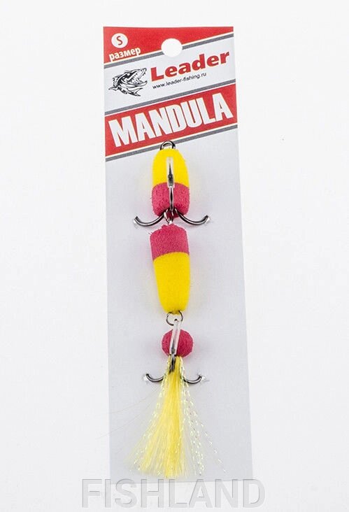 Приманка джиговая Leader "Мандула" 10,5см цвет 007 от компании FISHLAND - фото 1