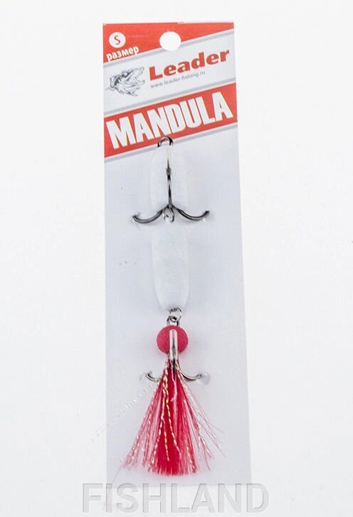Приманка джиговая Leader "Мандула" 10,5см цвет 010 от компании FISHLAND - фото 1