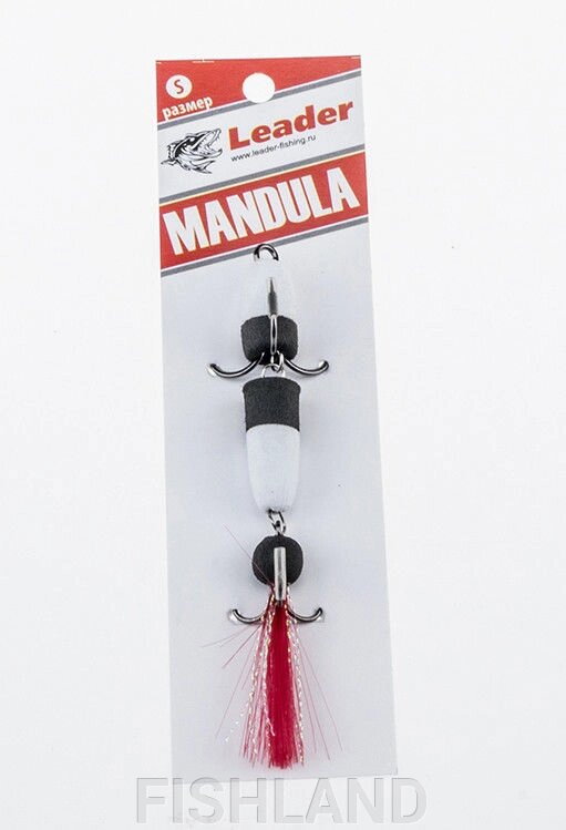 Приманка джиговая Leader "Мандула" 10,5см цвет 012 от компании FISHLAND - фото 1