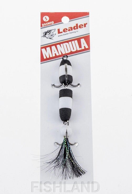 Приманка джиговая Leader "Мандула" 10,5см цвет 013 от компании FISHLAND - фото 1