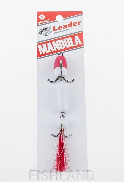 Приманка джиговая Leader "Мандула" 10,5см цвет 014 от компании FISHLAND - фото 1
