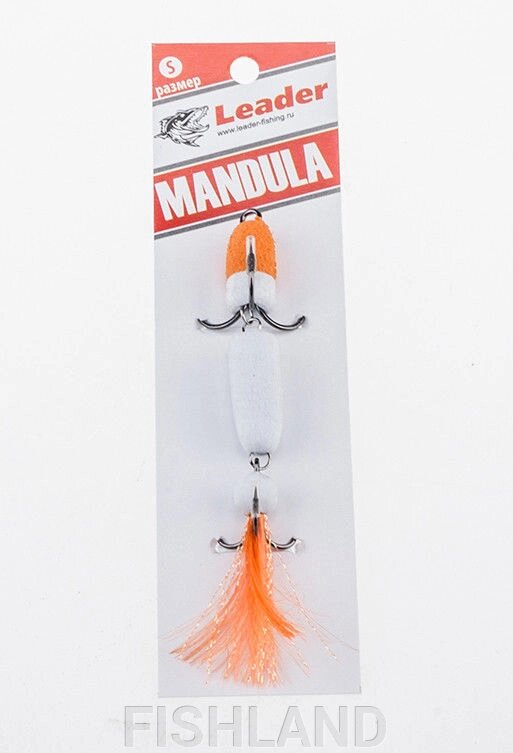 Приманка джиговая Leader "Мандула" 10,5см цвет 015 от компании FISHLAND - фото 1