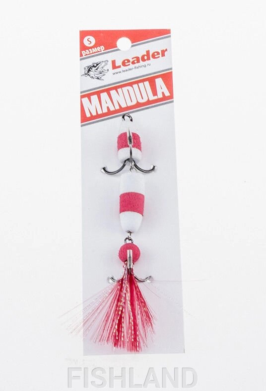 Приманка джиговая Leader "Мандула" 10,5см цвет 016 от компании FISHLAND - фото 1